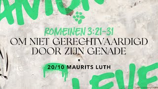 Livestream 📺 20 Oktober 2024 900 uur 💬 Maurits Luth [upl. by Akeihsat446]