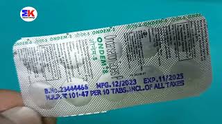 Ondem8mgTablet  Ondansetron 8mg Tablet  Ondem 8mg Tablet Uses Benefits Dosage Review in Hindi [upl. by Arezzini]