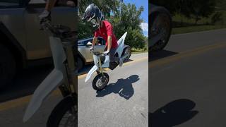 EBike Supermoto Stoppie [upl. by Namaan]