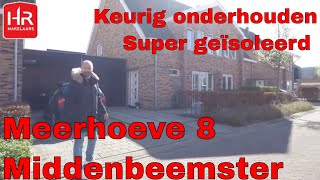 Huis te koop Meerhoeve 8 te Middenbeemster HR Makelaars  woningvideo [upl. by Kovacev]