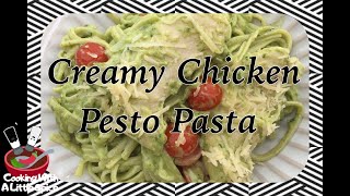 Creamy Chicken Pesto Pasta Recipe [upl. by Rozele134]