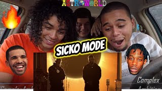 Travis Scott  SICKO MODE ft Drake MUSIC VIDEO REACTION REVIEW [upl. by Sum]