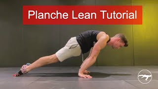 How To Planche Lean  Planche Progression Tutorial [upl. by Russ]