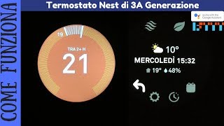 TUTORIAL ITA  Come si usa il termostato NEST di 3A generazione [upl. by Selin]