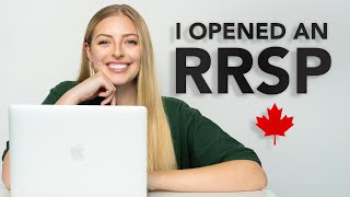 I Opened An RRSP My Registered Retirement Savings Plan Investment Strategy [upl. by Aisylla]