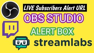 HOW TO SET UP ALERTS IN OBS STUDIO StreamElements Alerts Tutorial  how to add alert box in obs [upl. by Elleral873]