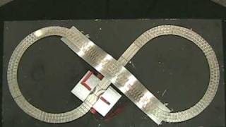 Superconducting Magnetic Levitation MagLev on a Magnetic Track [upl. by Ilyk756]