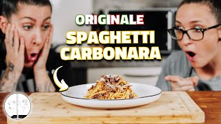 Originale SPAGHETTI CARBONARA  einfach lecker und ganz ohne Sahne [upl. by Tudela]