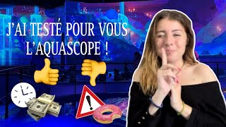 JAI TESTÉ POUR VOUS LAQUASCOPE  Prix organisation toboggans [upl. by Buatti]