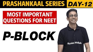 P BLOCK  Most Important Questions For NEET  Prashankaal Series [upl. by Akerahs]