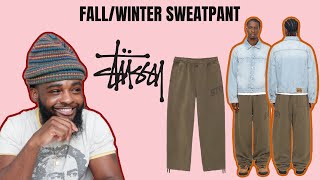 STUSSY FLEECE PANT  MY THOUGHTS   PERFECT FALLWINTER SWEATPANTS [upl. by Aneed817]