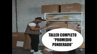 TALLER COMPLETO MÉTODO PROMEDIO PONDERADO [upl. by Fowler]