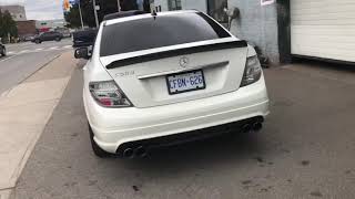 2012 Mercedes C300 Magnaflow RCmuffler Exhaust Combo [upl. by Notgnimer210]