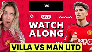 I’m Scared Aston Villa vs Man Utd Watch Along amp Fan Reaction [upl. by Idell716]