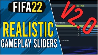 FIFA 22 Gameplay Sliders for More Realistic amp Challenging Gameplay World ClassLegendary  v20 [upl. by Ecinert]