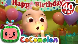 Happy Birthday Song  More Nursery Rhymes amp Kids Songs  CoComelon [upl. by Karla901]