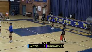 Garey High School Varsity VS Mountain View High School Varsity Volleyball [upl. by Aldos912]