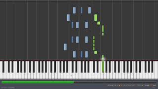 Il y a Vanessa Paradis  Piano Tuto Synthesia [upl. by Schramke]