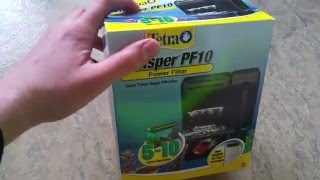 Tetra pf10 filter unboxing [upl. by Kristofor]