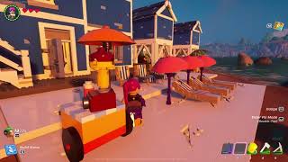 Lego Fortnite Builds  Beachside Blvd completed build with interior customization and furnishing [upl. by Lavotsirc266]