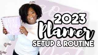 My 2023 PLANNER SETUP amp ROUTINE How to Combine Your Happy Planners amp Use Them [upl. by Ahsimrac302]