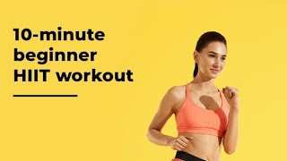 The Best HIIT Workouts For Weight Loss Fat Burning HIIT Routine 10 mins beginners HIIT workout [upl. by Vedetta402]