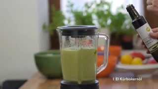 Rezept Green Smoothie Apfel Broccoli [upl. by Alesi]