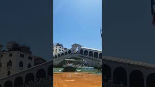 VENICE BOAT RIDE  Rialto Bridge  shorts Rialtobridge 4k beauty [upl. by Storer]