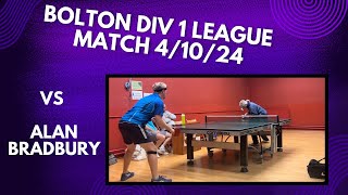 Neil Myatt vs Alan Bradbury  Bolton Div 1 League Match  41024 [upl. by Menon]