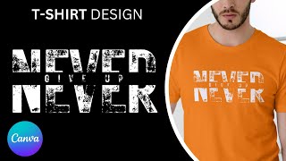 How to Create TShirt Designs with Canva 2024 [upl. by Ttreve598]