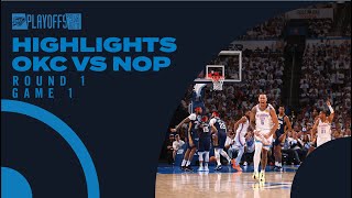 OKC Thunder vs New Orleans Pelicans  Round 1 Game 1 Highlights  NBA Playoffs  April 21 2024 [upl. by Brozak759]