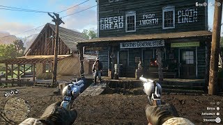 Red Dead Redemption 2 Free Roam Gameplay LIVE Robbing Stores Bounties Hunting Fishing [upl. by Ellemaj875]