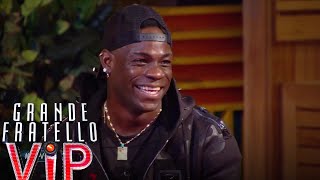 Grande Fratello Vip  Mario Balotelli entra nella Casa per incontrare Enock [upl. by Ayom700]