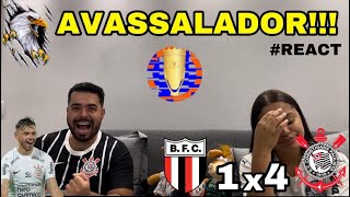 REACT REAÇÕES BOTAFOGO SP x CORINTHIANS [upl. by Yerga]