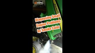 What Do Black White and Blue Smoke from Your Lawn Mower Mean Watch the Video to Uncover [upl. by Grassi678]