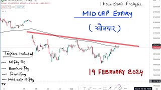 Monday Market Prediction For Nifty 50 amp Bank Nifty 19 February 2024  Nifty Analysis for Tomorrow [upl. by Odnamla]