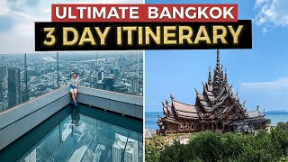 The Ultimate 3 Day BANGKOK Itinerary  Thailand Travel Guide 2024 [upl. by Chancey]