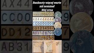 Banknoty warte więcej niż nominał Solid Radar Palindrom Zastępcze YA AB DA drabinka błędnodruki [upl. by Cherice]