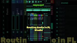 Routing Audio in FL Studio shortsfeed shorts flstudio musicproduction [upl. by Darraj]