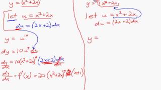 Lesson 37  Differentiation by u Substitution [upl. by Niwre]