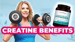 10 Benefits of Taking Creatine Every Day for AntiAging amp Muscle Growth [upl. by Ahseirej]