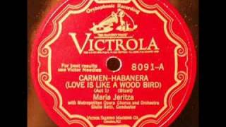 Maria Jeritza sings Carmen [upl. by Belding]