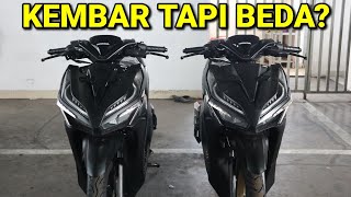 VARIO 125 MATTE BLACK VS VARIO 150 EXCLUSIVE MATTE BLACK 2021 [upl. by Yssor]