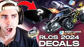 NEW RLCS 2024 ESPORT DECALS ARE HERE HONEST REVIEW  Rocket League [upl. by Vernita]