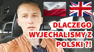 DLACZEGO WYJECHALISMY Z POLSKI  emigracja anglia polacyzagranica [upl. by Savanna752]