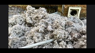 A MUST WATCH FULL VIDEO Cleaning a Dryer Vent almetaldryervent satisfying diy how [upl. by Ybrek]