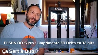 Test de la FLSUN QQS Pro  limprimante 3D Delta en 32 bits [upl. by Janene]