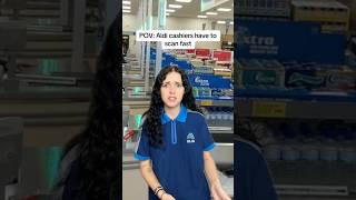 WHY DO ALDI CASHIERS SCAN SO FAST [upl. by Hesper778]