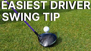 THE EASIEST DRIVER SWING TIP  learn an effortless golf swing with this simple driver tip [upl. by Bennet]