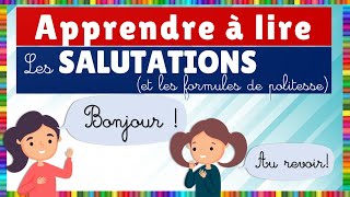 Les salutations et les formules de politesse [upl. by Alyse]